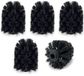 Unyqoos Tête de brosse de remplacement - lot de 5 - Noir