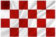 Merkloos / Sans marque Van Os Imports B.V. Provincie vlag Noord Brabant 100 x 150 cm Polyester Rood