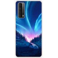 Huawei P Smart 2021 Tombee de nuit bedrukt siliconen hoesje