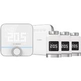 Bosch Slimme Radiatorknoppen 3-Pack + Smart Home Controller + Slimme Kamerthermostaat 230V