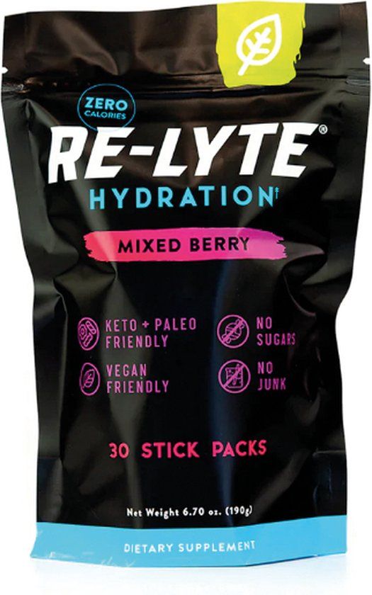 Re-Lyte Electrolyte Drink Mix Gemengde Bessen 30 Stick Packs