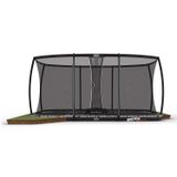 Berg Ultim Pro Bouncer flatground trampoline 500x300cm Deluxe XL Zwart - 8715839086300