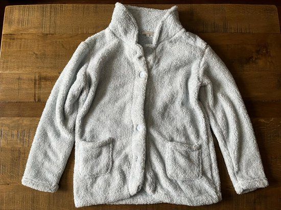 Guasch Woman Homewear - Maat M - Lichtblauw - Loungetrui - Lange mouw - Dames - Polyester - Lente/Zomer 2021