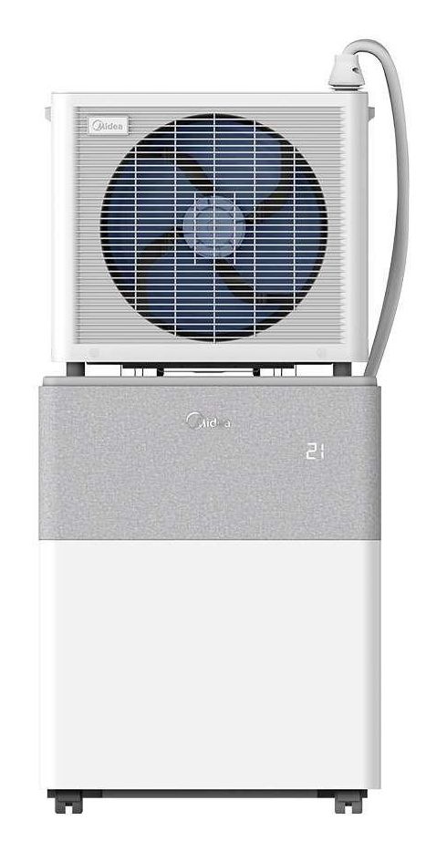 Midea PortaSplit Window Air Conditioner - 12000 BTU - Cooling & Heating - Grey/White