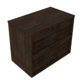 Saniclass Holz Frame Badkamermeubelset - 80x45x62cm - Mat Eiken Charcoal