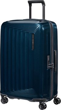 Samsonite Samsonite Nuon Spinner 55 Exp metallic dark blue Harde Koffer Blauw