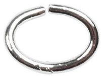 Creativ company CC Ringen Ovaal 4,6 mm Zilver 40 stuks