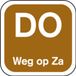 KlikA Étiquette | DO weg op | papier | lavable | 19x19mm | marron | rouleau de 1000 pièces