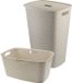 Curver Softex Wasmand met Deksel 56L + Wasmand 45L - Beige