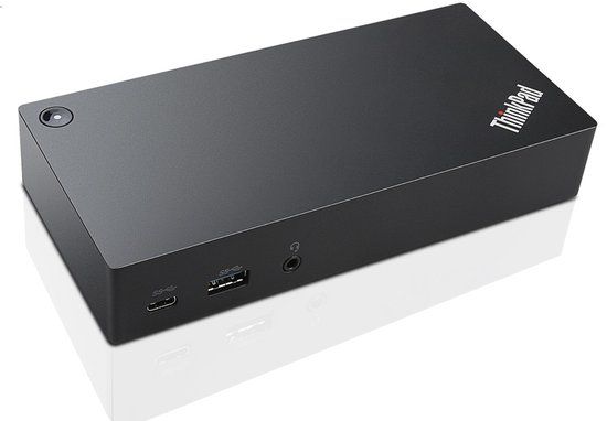 Lenovo ThinkPad USB-C Dock - Dockingstation - USB-C - VGA - 1GbE - 90 watt - Italië