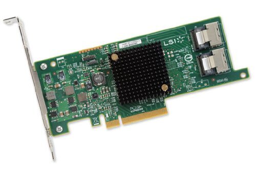 LSI Logic Controller Card LSI00301 SAS 9207-8i 8 Port Interne SAS/SATA 6 Gb/s PCI Express Enige Retail