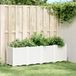 Maison Exclusive Jardinière, blanc, 160x40x53 cm, PP-kunststof