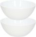 Plasticforte Platterschaal - 2x - D20 x H8 cm - kunststof - wit