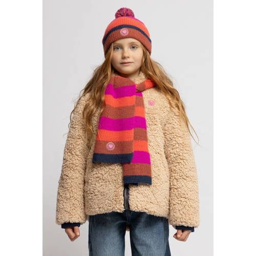 LOOXS little teddy winterjas - donkerblauw