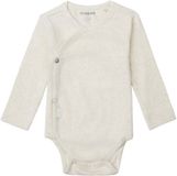Noppies Nino Romper - Rib - Oatmeal - Mt. 44