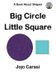 Big Sweetdreams Monkeybeans Ink Big Circle, Little Square: A Book About Shapes Hardcover