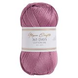 Utopia Crafts 365 dagen gemerceriseerd gekamd katoen DK garen voor breien en haken (Dusty Mauve, 100 g)