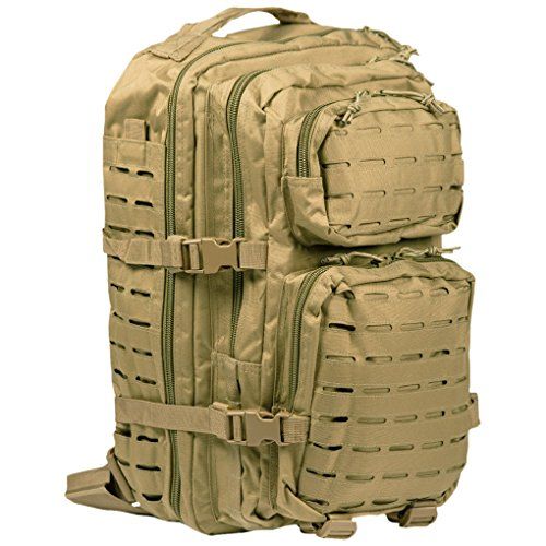 Mil-Tec Rugzak US Assault Pack Laser Cut, coyote, Eén maat, Casual
