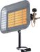 Perel Terrasverwarmer op gas, butaan of propaan, 4500 W