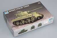 Trumpeter 07226 Modelbouwset M4A3 76 (W) Tank