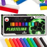 KLEI Euro-Trade Voetbal, veilige, kleurrijke schoolklei voor kinderen, set van 12 KLEUREN