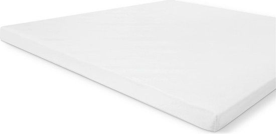 Walra Molton Cotton Cover Topper - 80x200 - Wit