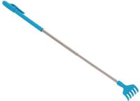 Gerimport Gerim Ruggenkrabber - stevige hark - uitschuifbaar tot 40 cm - blauw