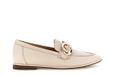 CAFèNOIR - Mocassins en cuir avec boucle dorée pour femmes