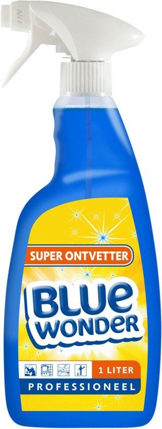 Blue Wonder Professionele Superontvetter Spray 1 liter