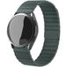 Siltcon Auréa Bracelet de course en cuir (Vert viridien)