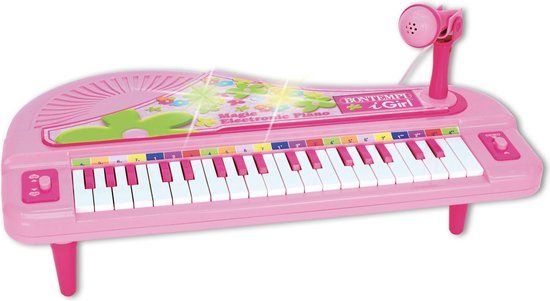 Bontempi Piano iGirl - Roze - Incl. Microfoon