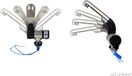 Barwig Robinet de camping avec commande automatique, 12V, chrome-noir, neuf