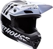 Bell MX-10 MIPS Fasthouse Motocrosshelm - Wit/Zwart - Maat S
