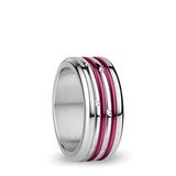 BERING Yukon Damesringcombinatie met uniek Twist- & Change-systeem, Roestvrij staal, Zirkonia