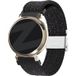 Bandz Bracelet nylon tissé Pebble Round 2 - 14mm (mélange de noir)