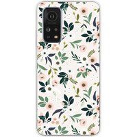 Xiaomi Bedrukt siliconen hoesje compatibel met Xiaomi Mi 10T, Xiaomi Mi 10T Pro Flowers