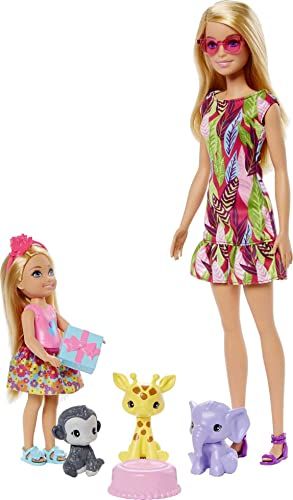 Imaginext Barbie GTM82 DHA SP-Barbie & Chelsea verhaal Set - 6222023607828