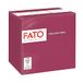 Fato - Wegwerp papieren servetten, 100 stuks, 24 x 24 cm, bordeauxrood