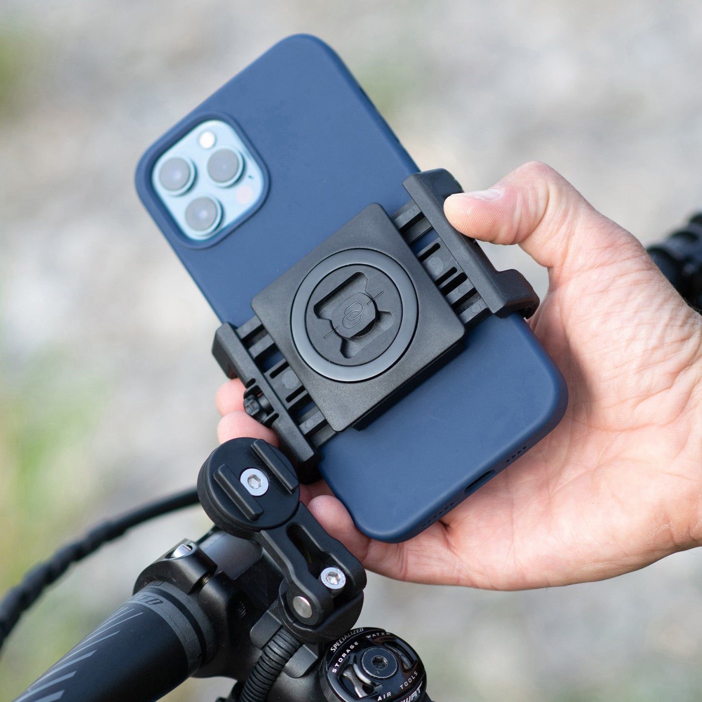 SP Connect Universal Phone Clamp SPC+ - Black - Clamp Mount - Bicycle, Bike/Car, Car, Motorcycle