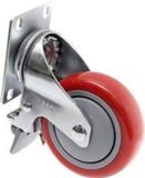 TOOLCRAFT Zwenkwiel 100 mm met parkeerrem en schroefplaat