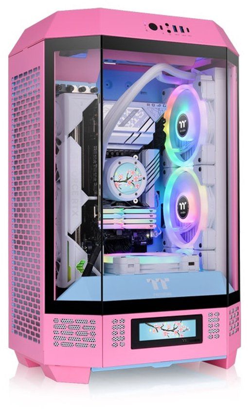 Thermaltake The Tower 300 Bubble Pink Micro Tower Roze