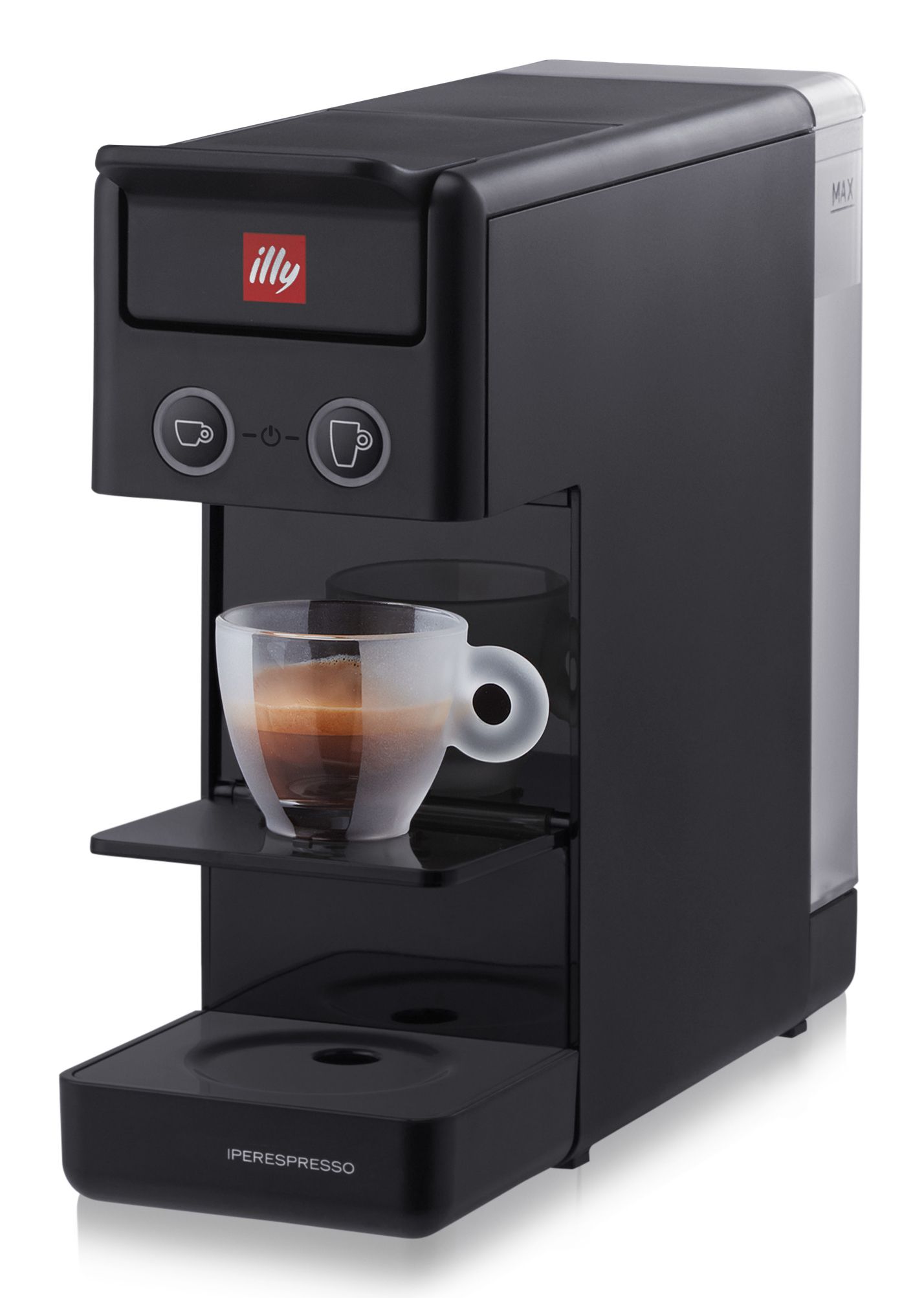 Illy Y3.3 - Zwart - Koffiepadmachine - 0.75L
