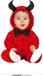 Fiestas Guirca Duivel Onesie Junior Polyester Rood Mt 6-12 Maanden