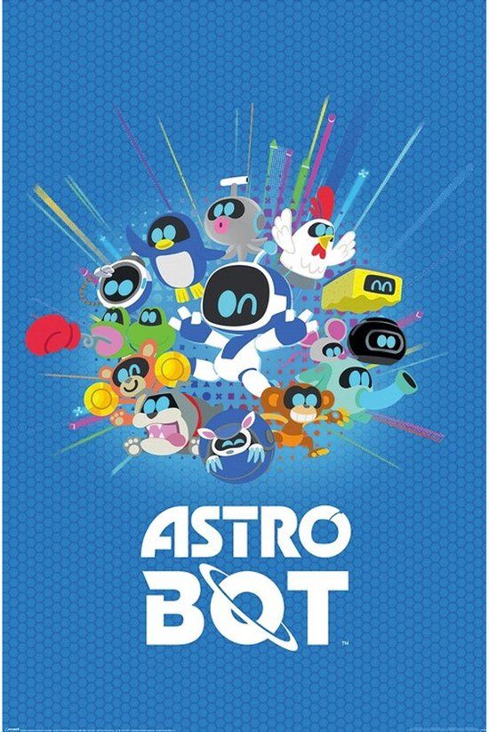 Pyramid Playstation Poster Astro Bot Friends 61x91,5cm