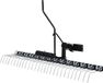 vidaXL Verticuteerder voor zitmaaier 109 cm