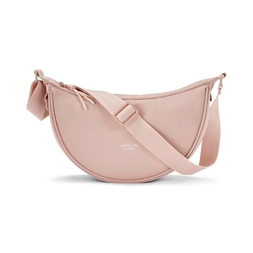 LARKSON Halve Maan Tas Dames en Heren Roze - Solveig Small - Half Moon Cross Body Bag