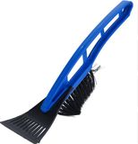 Merkloos / Sans marque Koopman International Kunststof ijskrabber/raamkrabber blauw met borstel 31 cm