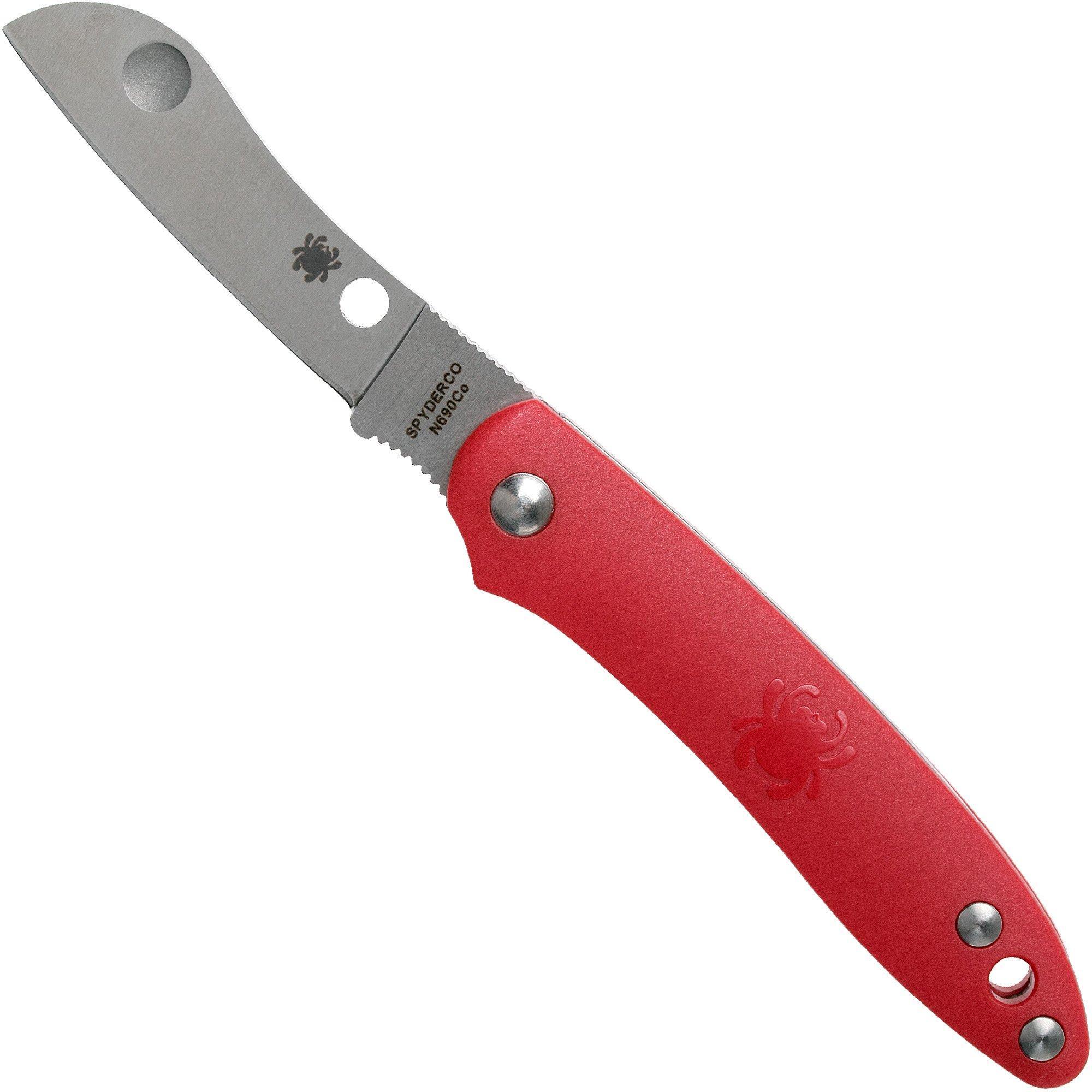 Spyderco Roadie Red C189PRD zakmes