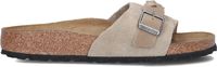 Birkenstock Slippers Dames Oita Braided Suède Taupe Maat 41