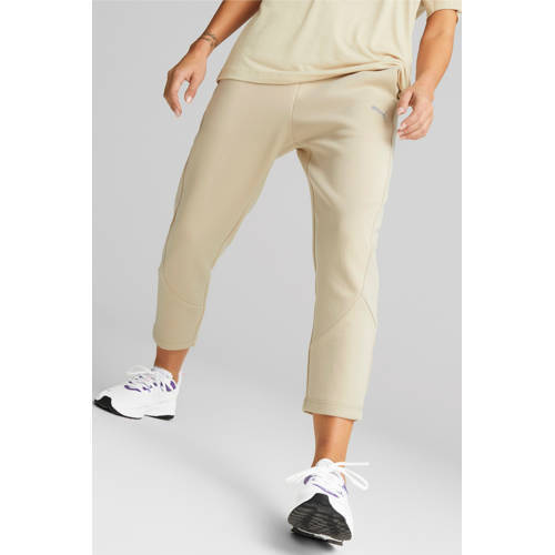 Puma Puma high waist regular fit sweatpants beige